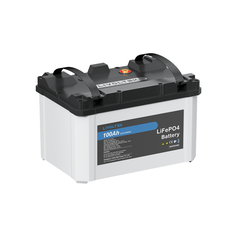 LIVOLTEK 25.6V 100AH Lithium Ion Battery IP65