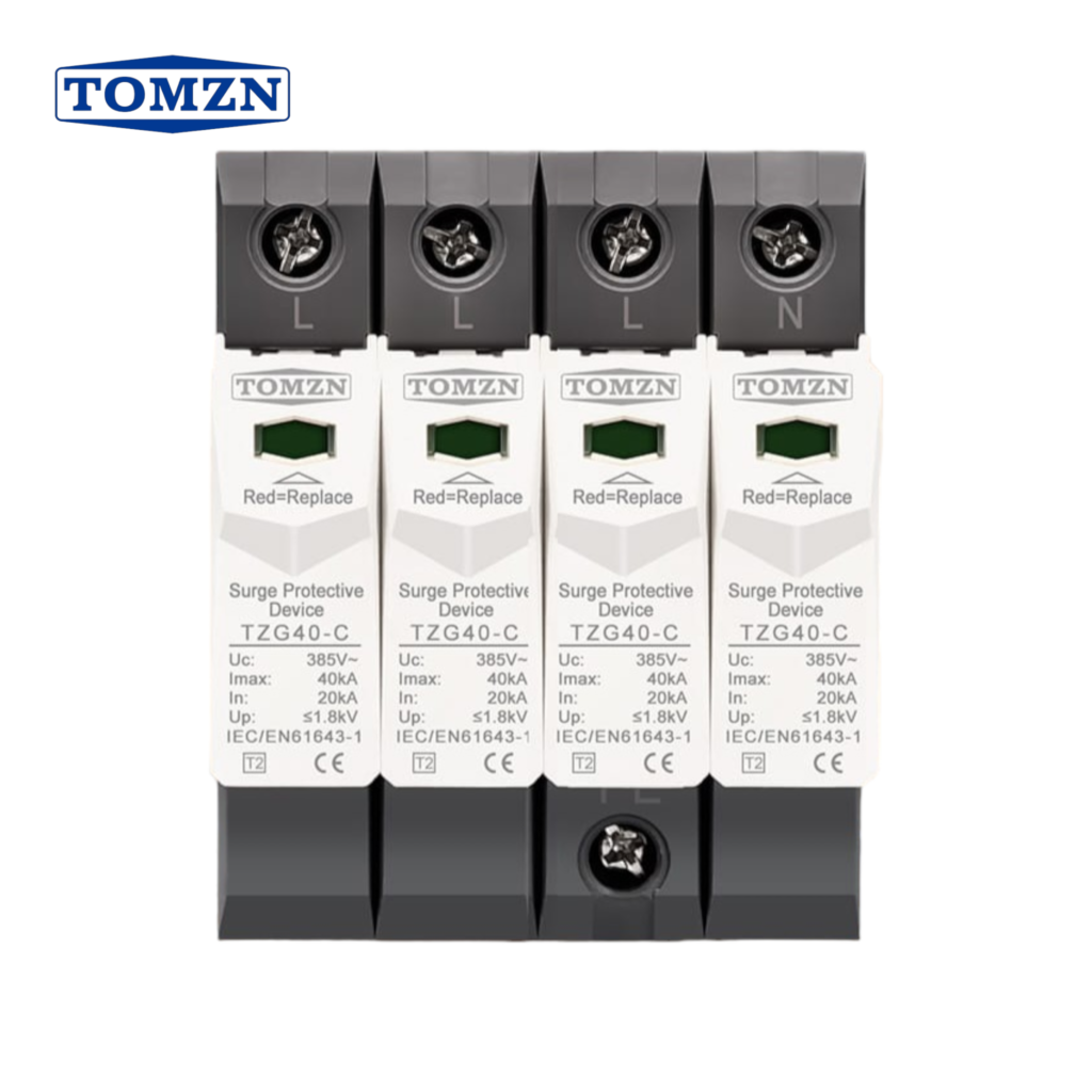 TOMZN 4-Pole AC SPD Surge Protection Device