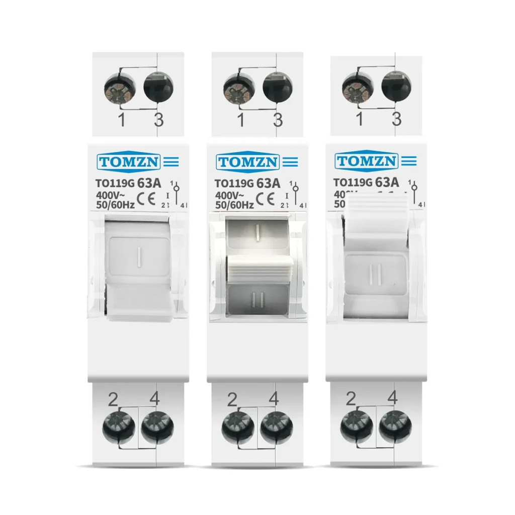 TOMZN 1P+1P AC Interlock Dual Power Manual Switch