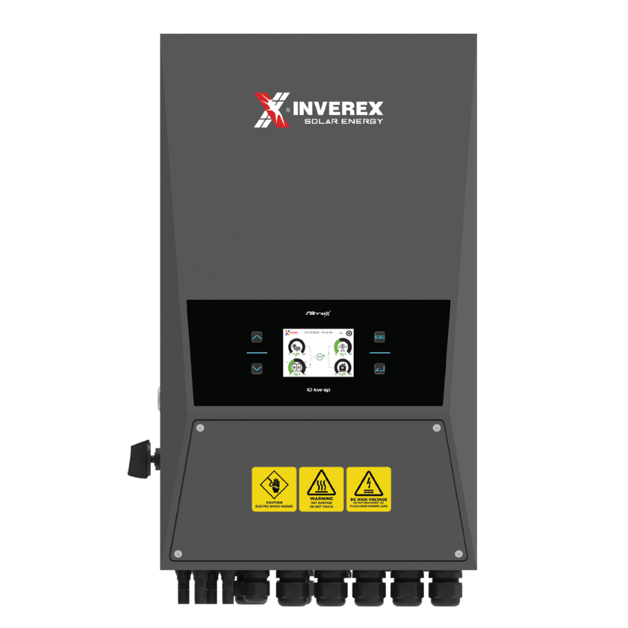 INVEREX NITROX 10KW Hybrid Solar Inverter IP65 (Single Phase)