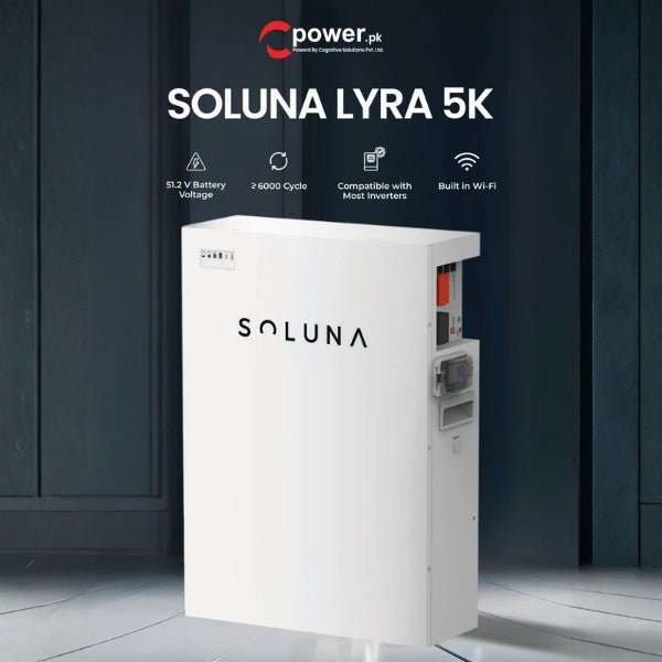 SOLUNA LYRA 51.2V 100AH Lithium Ion Battery